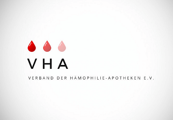 Die Hohenzollern Apotheke in Münster ist Mitglied im Verband der Hämophilie-Apotheken e.V. (VHA) – Logo des VHA.